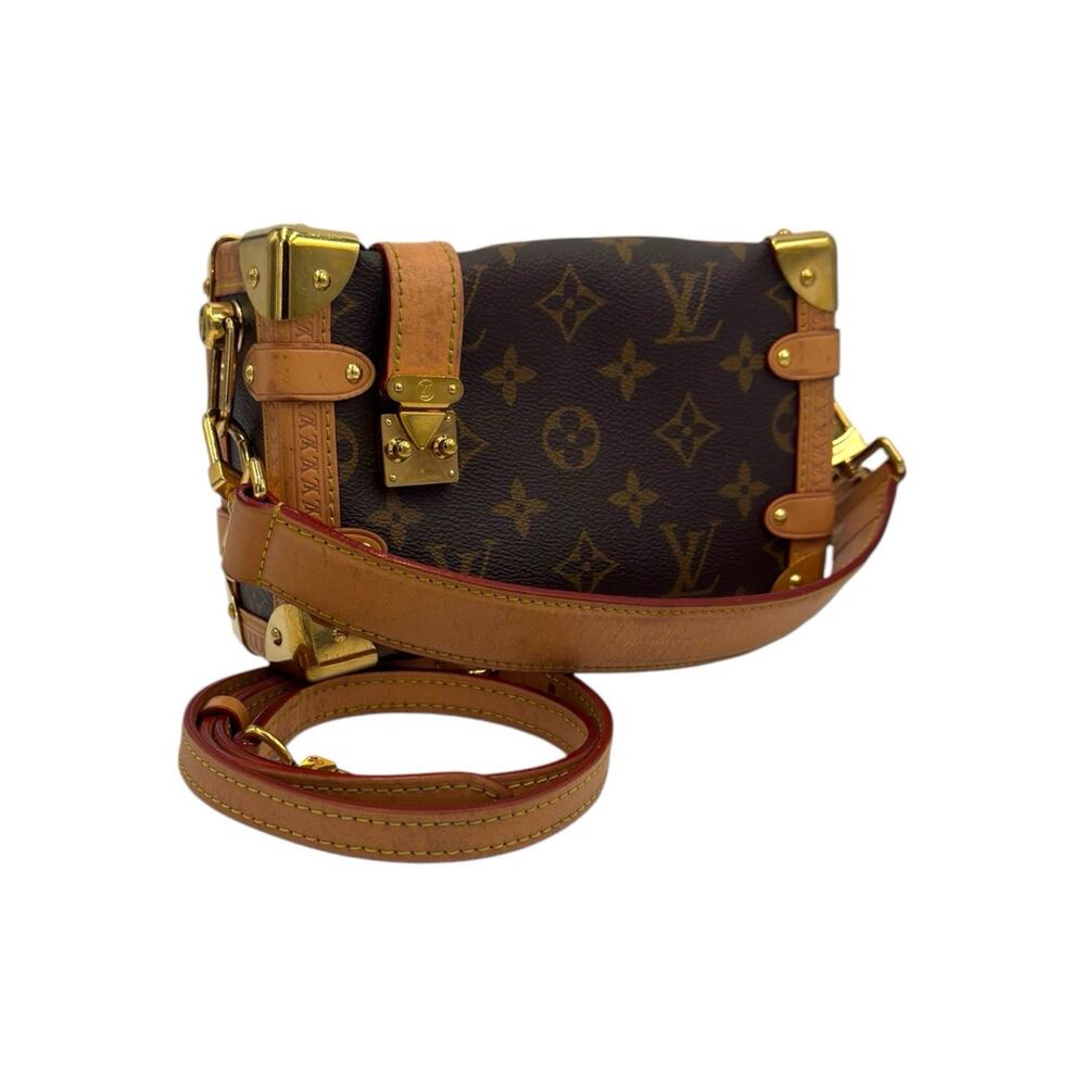 Side Trunk Handbag Monogram Canvas PM - Picture 10 of 16